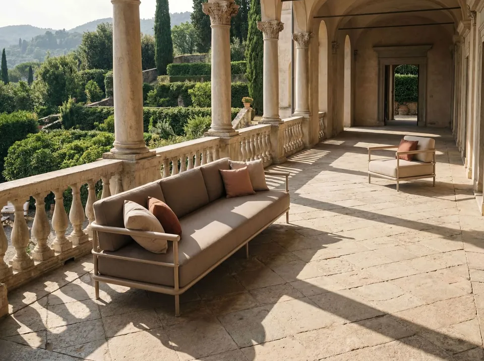 Kettal Alize modular tubular sofas