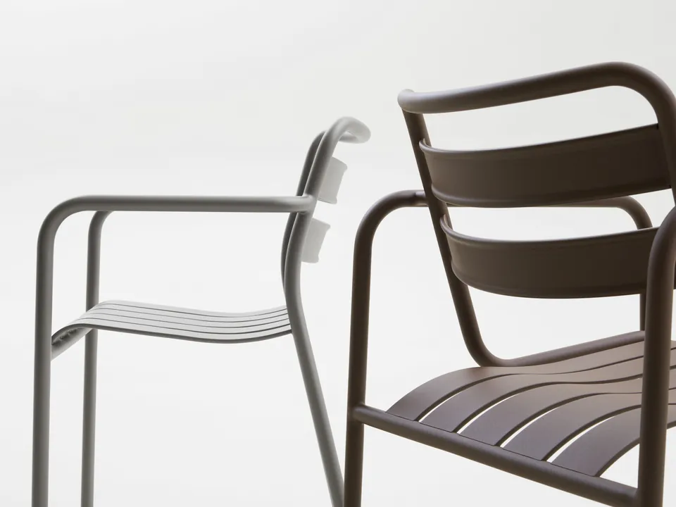 Kettal Atlantic outdoor furniture in use, catalog photograph