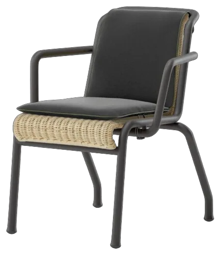 Kettal Eolias rattan and aluminum chairs