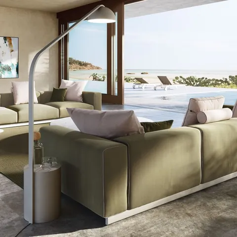 Kettal Molo outdoor furniture in use, catalog photograph