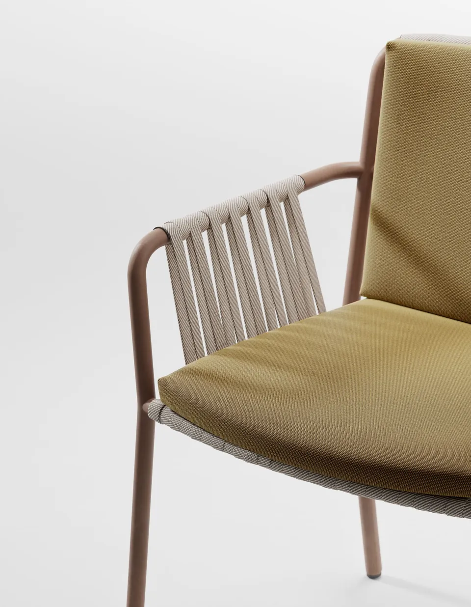 Kettal Net outdoor furniture in use, catalog photograph